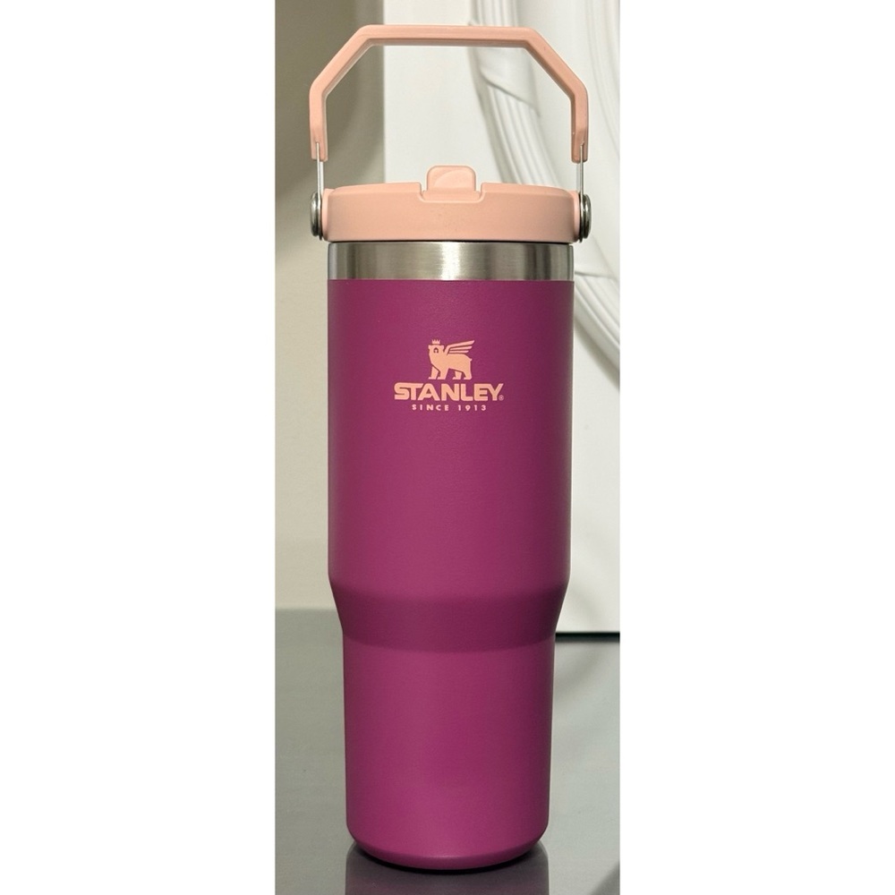 RARE Stanley Ice Flow‎ Flip Straw Tumbler 30oz, RASPBERRY